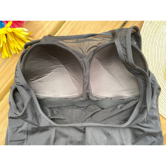 Swimsuits for All Mesh-Trim Swim Dress NWT Size 14 - Picture 4 of 8